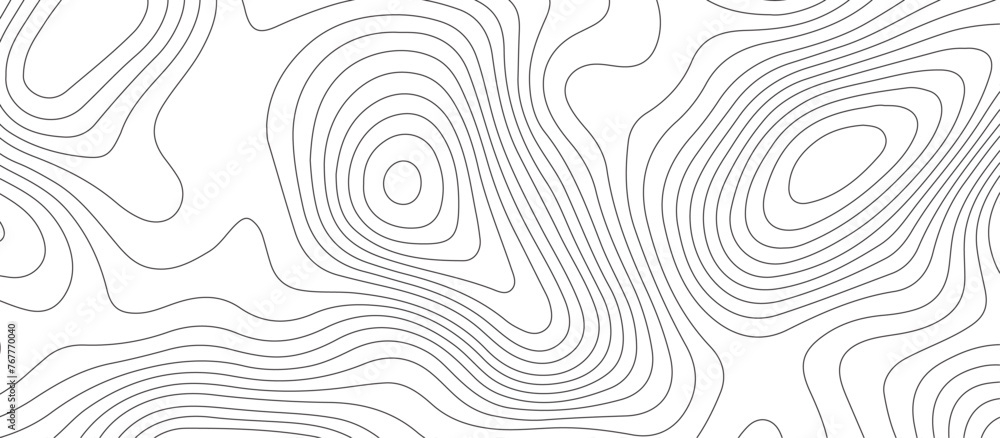 Topographic map background geographic line map pattern .panorama view black color wave curve lines .geographic mountain relief abstract grid .the concept map of a conditional geography map .