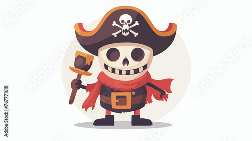 Illustration vector graphic of pirate Halloween 