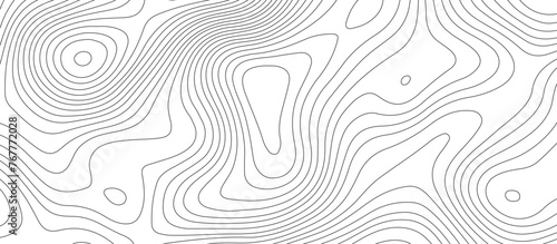 Topographic map background geographic line map pattern .panorama view black color wave curve lines .geographic mountain relief abstract grid .the concept map of a conditional geography map .