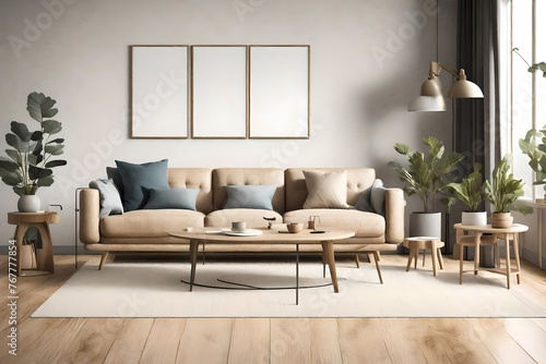 modern living room with sofa © usman