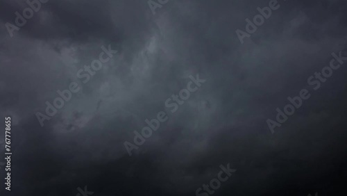 Dark cloud sky loop background photo