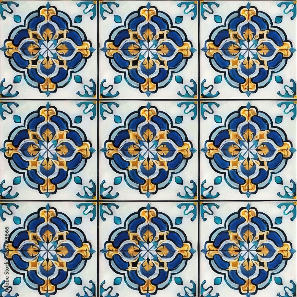 Repeating pattern inspired by Basque tile style. It has a seamless edge for continuous repeatability. Repeating pattern inspired by Basque tile style. It has a seamless edge for continuous repeatability.