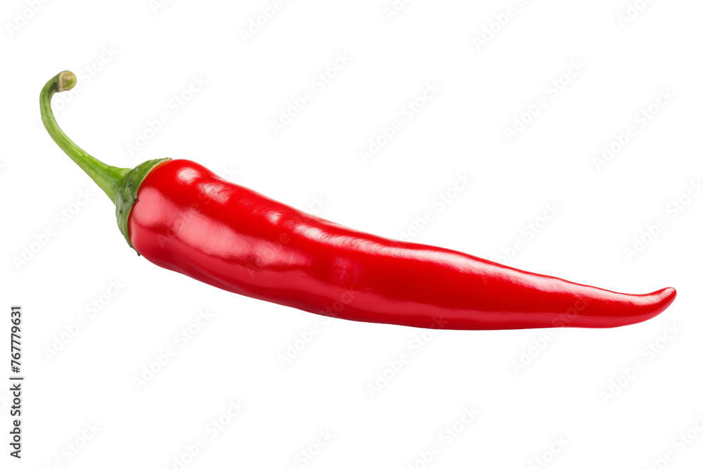Fiery Red: A Solo Pepper Dance. On a White or Clear Surface PNG Transparent Background. Fiery Red: A Solo Pepper Dance. On a White or Clear Surface PNG Transparent Background.