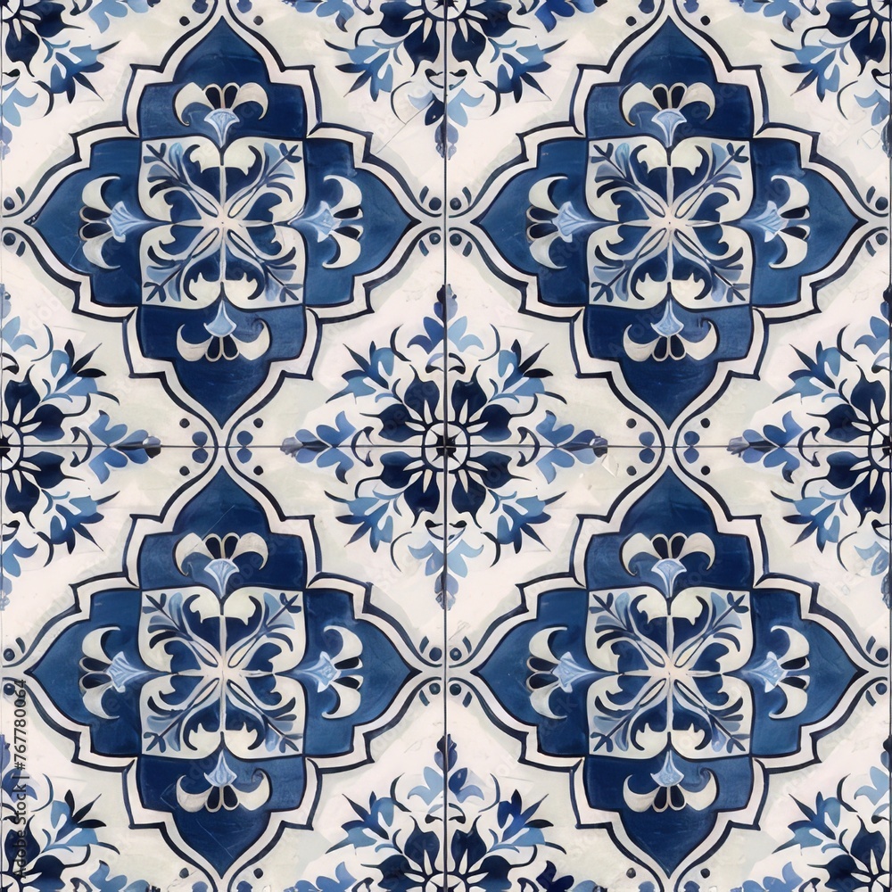 Repeating pattern inspired by Basque tile style. It has a seamless edge for continuous repeatability. Repeating pattern inspired by Basque tile style. It has a seamless edge for continuous repeatability.