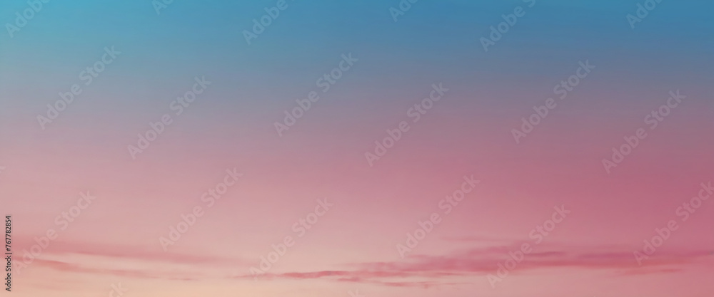 Obraz premium Light pink and sky blue abstract gradient background
