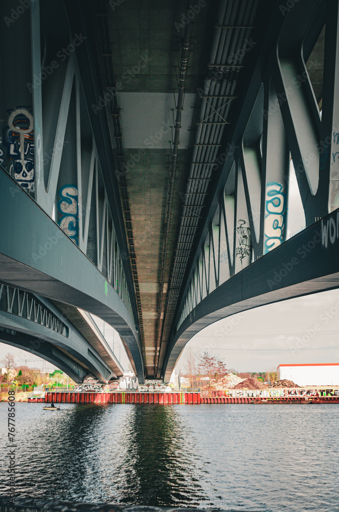 Fototapeta premium Nest Skaterpark (Under the Bridge) - Berlin.