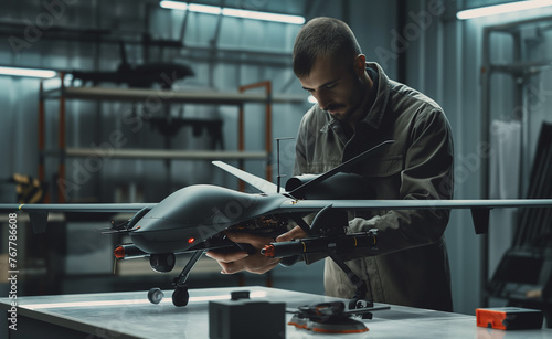 Innovating Defense: Testing Military Drones with AI