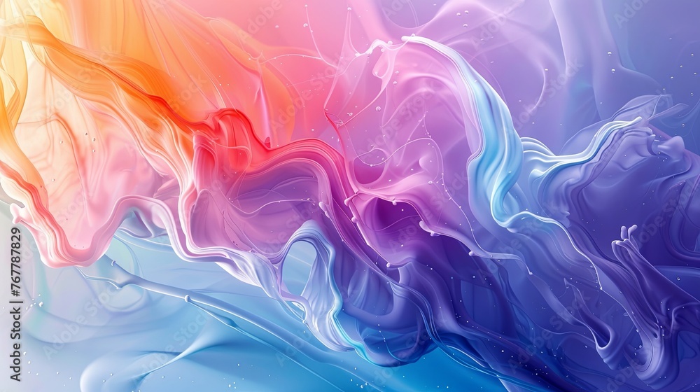 abstract colorful liquid background