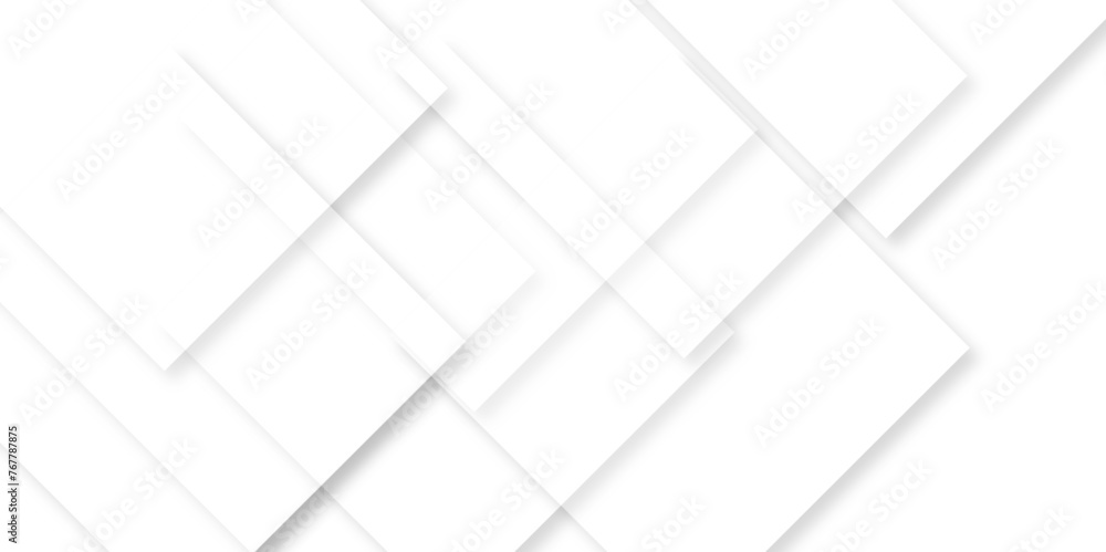 Abstract background seamless with lines and technology square triangle geometric texture background. White geometric minimal and rectangle shape banner design. Modern background used about technology.