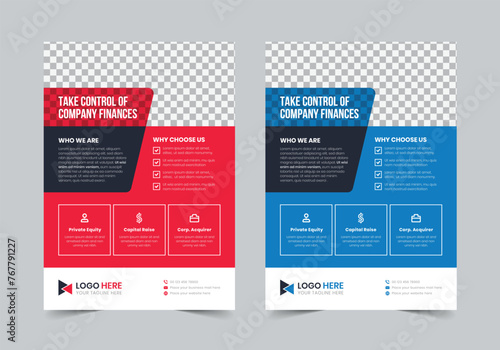 Accounting and Finance Flyer Template | A4 | Print Ready