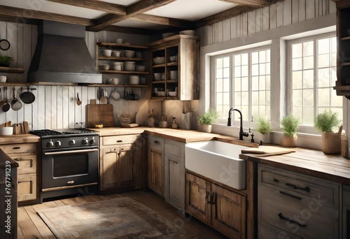 Wallpaper Mural interior of a kitchen Torontodigital.ca