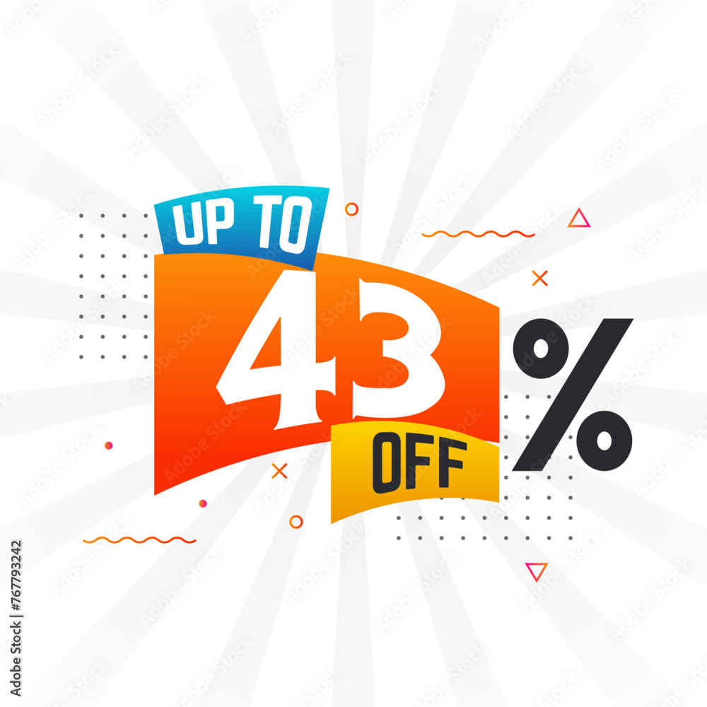Up To 43 Percent off Special Discount Offer. Upto 43% off Sale of advertising campaign vector graphics. Up To 43 Percent off Special Discount Offer. Upto 43% off Sale of advertising campaign vector graphics.