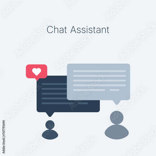 Elevate interactions with minimalist gray and red visuals. Experience seamless support and efficiency with our chat assistant.