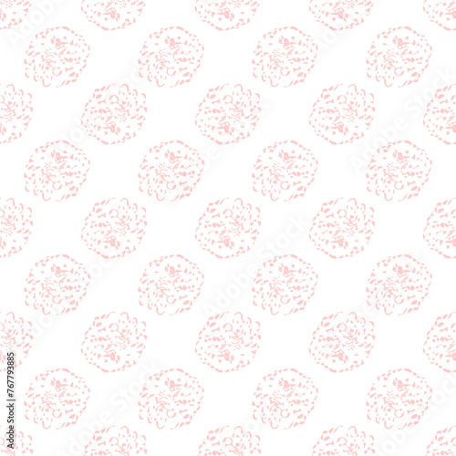 Seamless background with hand drawn elements. Vector texture.