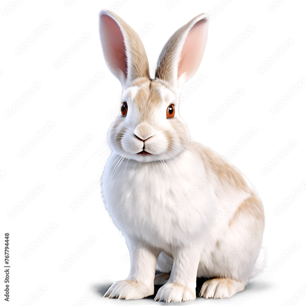 rabbit on a transparent background rabbit on a transparent background