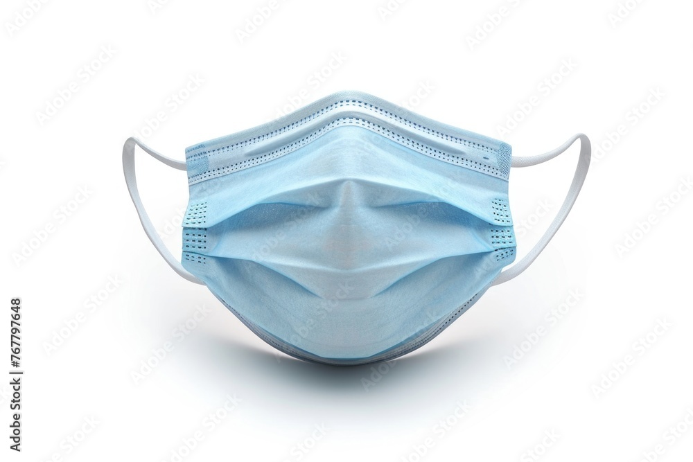 Medical mask isolated on white background Corona protection With clipping path Medical mask isolated on white background Corona protection With clipping path