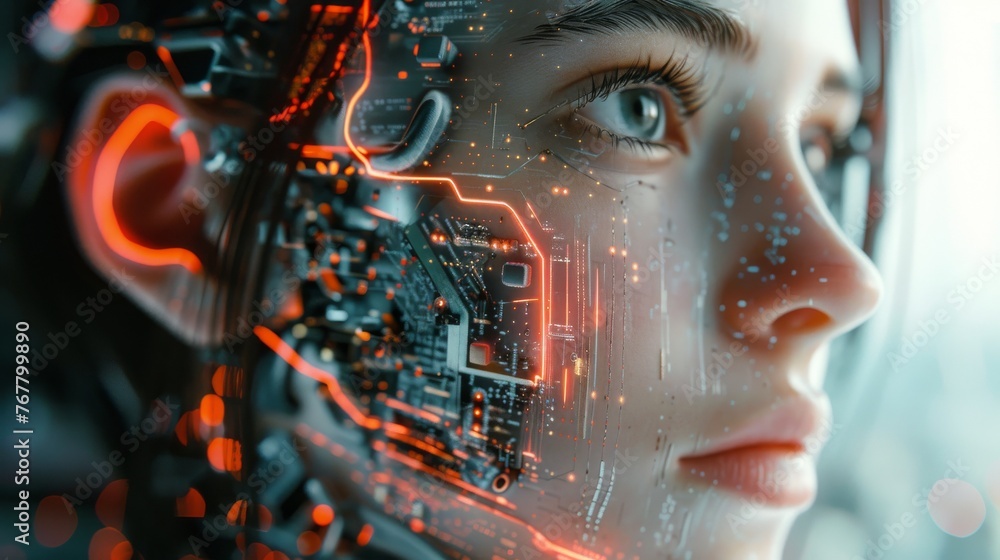 Artificial Intelligence Computer cinematic style whoing the advance in technology, Cinematic style, poster
Artificial Intelligence Computer cinematic style whoing the advance in technology, Cinematic style, poster