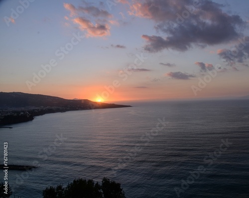 Obraz na płótnie Sorrento, Napoli, Campania, italia, natale, w salonie