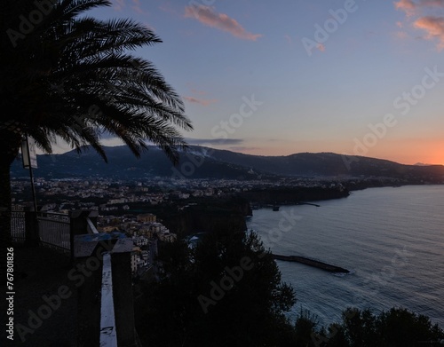 Obraz na płótnie Sorrento, Napoli, Campania, italia, natale, w salonie