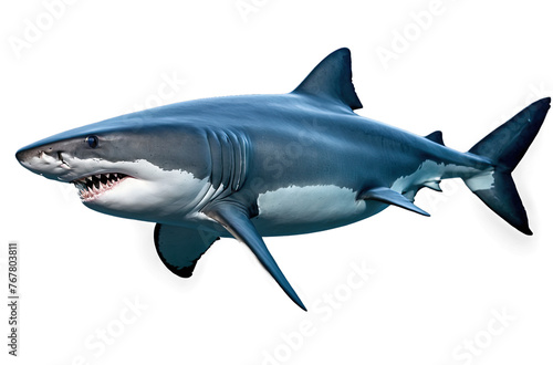 This image is scary to think of the great white shark in all its greatness.