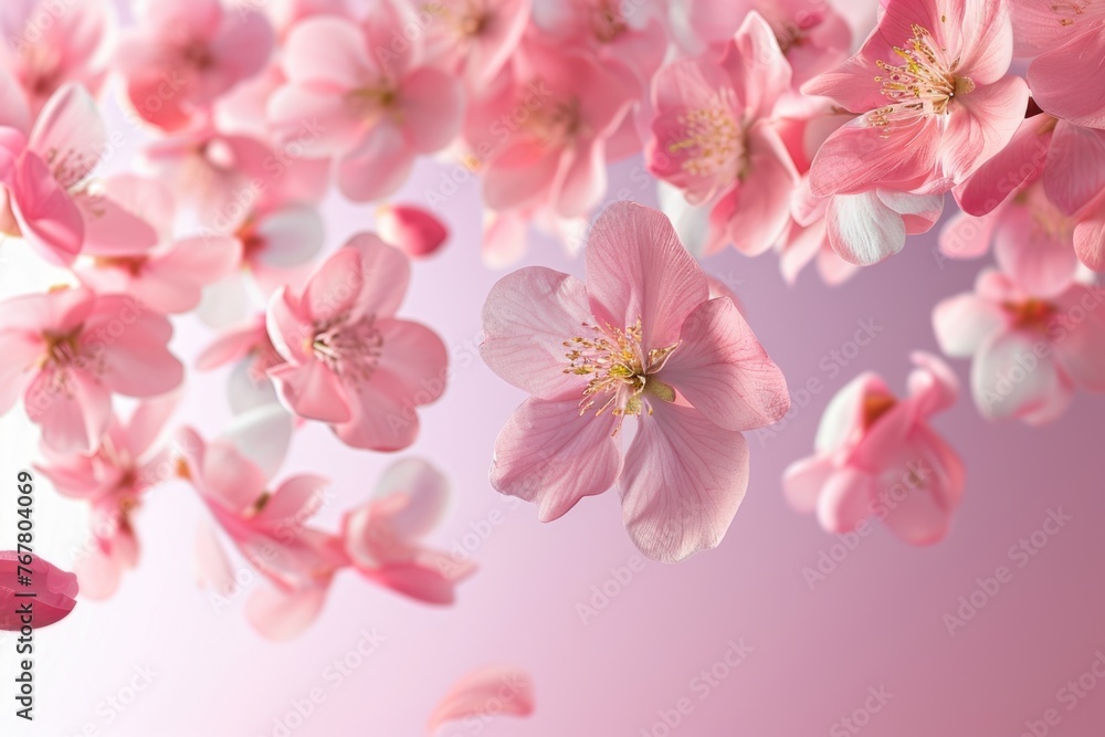 Quince blossom in zero gravity high resolution image. Quince blossom in zero gravity high resolution image.