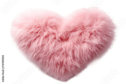 The Pink Hearts Silent Dance. On a White or Clear Surface PNG Transparent Background.