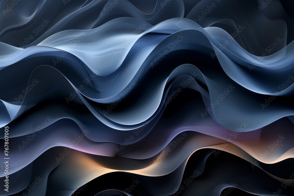 Create a cutting-edge ambiance with a futuristic black and blue abstract backdrop featuring a dynamic color gradient and sleek geometric shapes for a high-tech, modern vibe. Create a cutting-edge ambiance with a futuristic black and blue abstract backdrop featuring a dynamic color gradient and sleek geometric shapes for a high-tech, modern vibe.