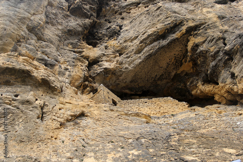 Obraz na plátně la Roque Gageac - Village troglodyte