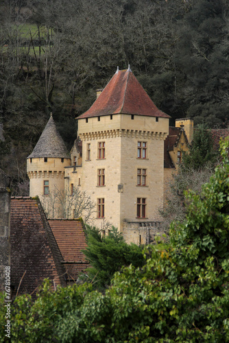 Ch  teau de La Roque Gageac en Dordogne