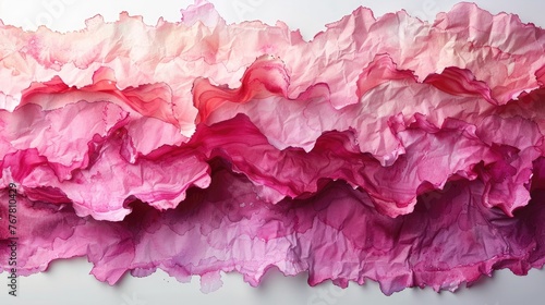 Pink watercolor painting background for use in decorative design.