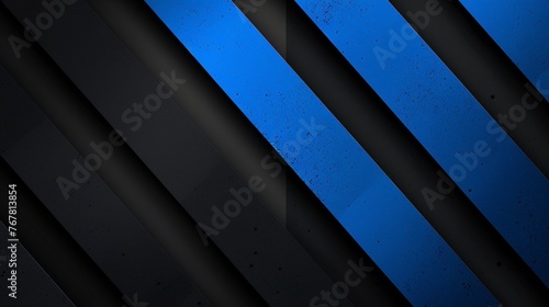 Black and blue digital art, minimalist stripes blend for a luxurious, premium look with a modern twist.