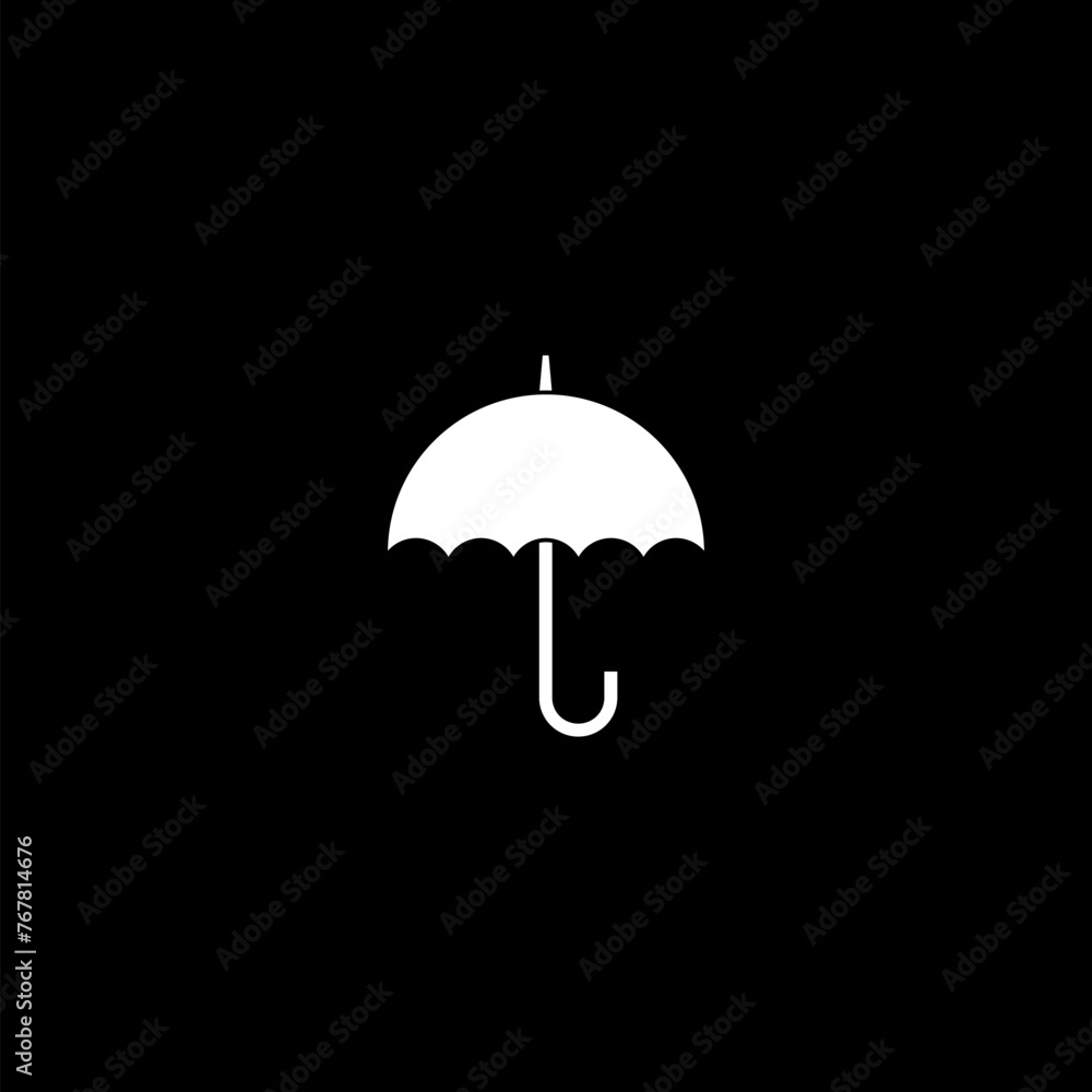 Umbrella Icon Sign. umbrella Icon Flat. umbrella Icon on black background Umbrella Icon Sign. umbrella Icon Flat. umbrella Icon on black background