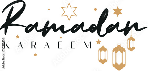Ramadan logos / Muslim religious holiday