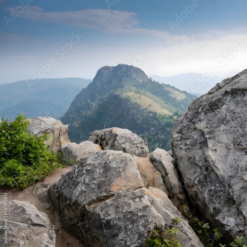 mountain landscape with blue sky © Jonathan