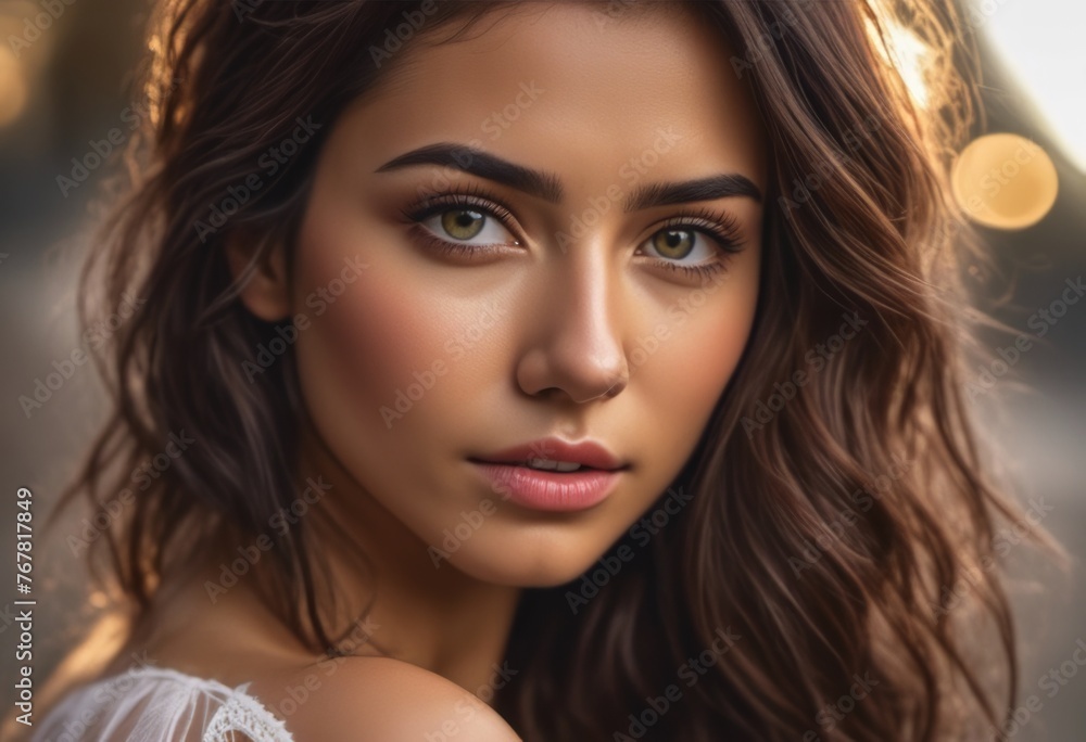 custom made wallpaper toronto digitalA Portrait Of Breathtakingly Gorgeous, Exotic, Beautiful Woman.