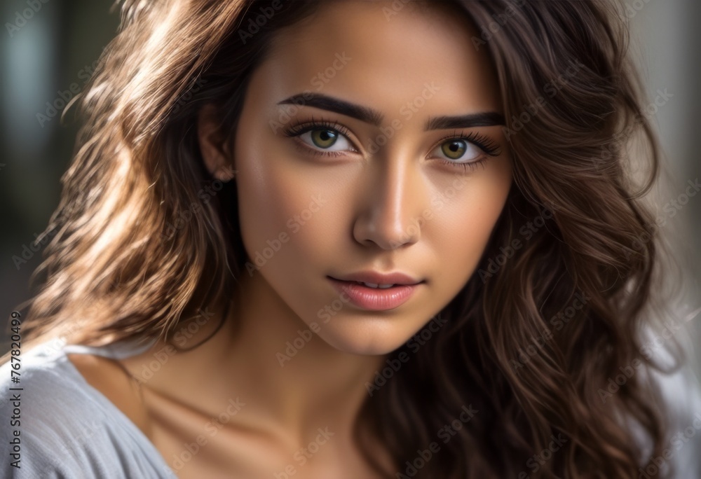 A Portrait Of Breathtakingly Gorgeous, Exotic, Beautiful Woman.
A Portrait Of Breathtakingly Gorgeous, Exotic, Beautiful Woman.