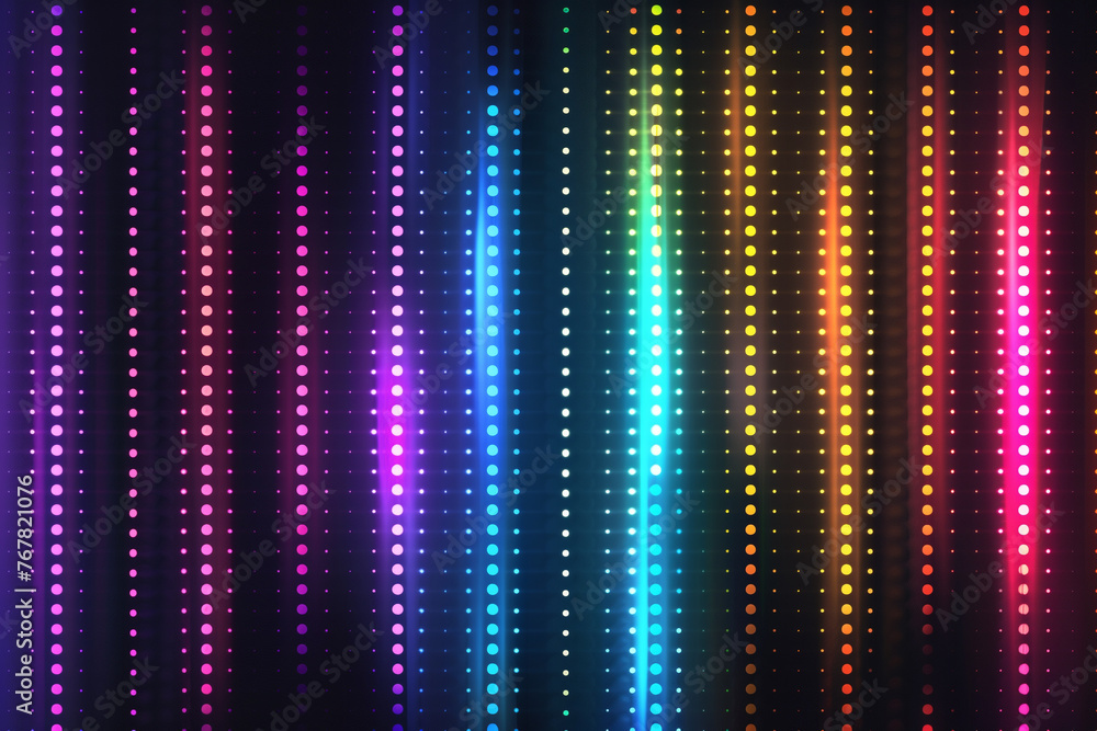 illustration of abstract rainbow colored lights background