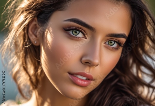 Wallpaper Mural A Portrait Of Breathtakingly Gorgeous, Exotic, Beautiful Woman.
 Torontodigital.ca