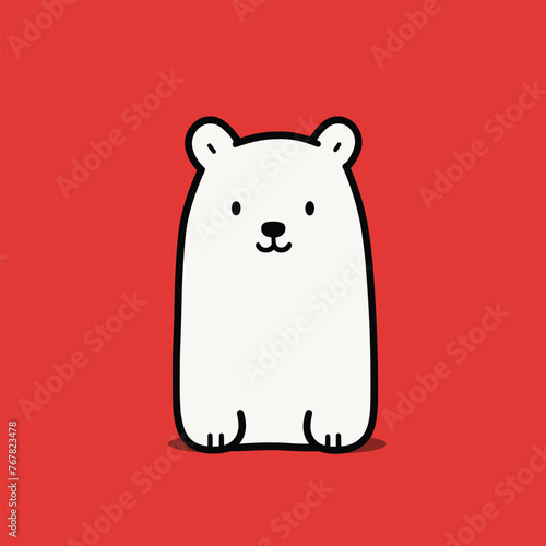 An adorable bear illustration 