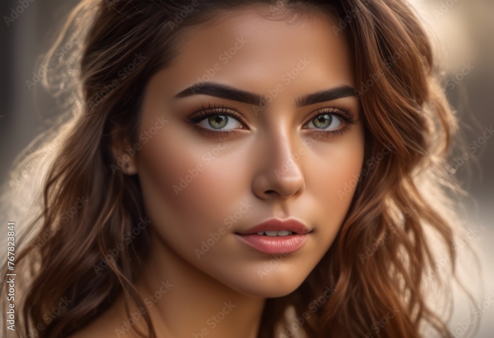 A Portrait Of Breathtakingly Gorgeous, Exotic, Beautiful Woman.
A Portrait Of Breathtakingly Gorgeous, Exotic, Beautiful Woman.