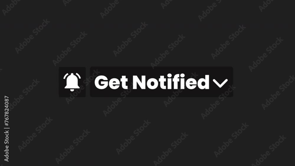 Subscribe animation for video sites. Like,follow and get notified button Subscribe animation for video sites. Like,follow and get notified button