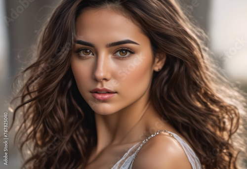 Wallpaper Mural A Portrait Of Breathtakingly Gorgeous, Exotic, Beautiful Woman.
 Torontodigital.ca