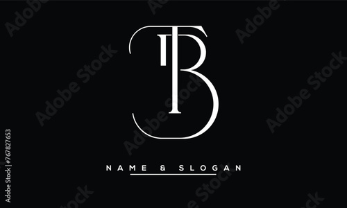 TB, BT, T, B  Abstract Letters Logo Monogram