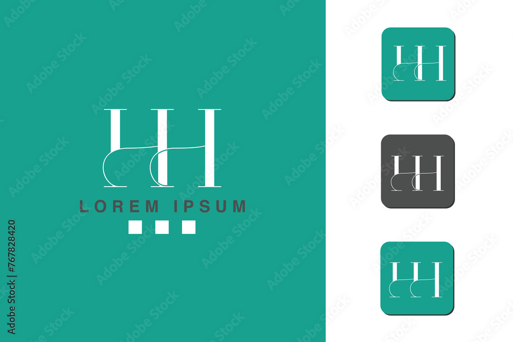 alphabet Letters H, HH Initials Logo Monogram
alphabet Letters H, HH Initials Logo Monogram