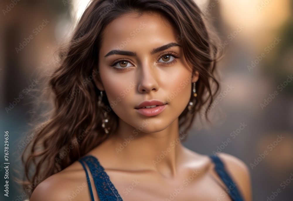 A Portrait Of Breathtakingly Gorgeous, Exotic, Beautiful Woman.
A Portrait Of Breathtakingly Gorgeous, Exotic, Beautiful Woman.