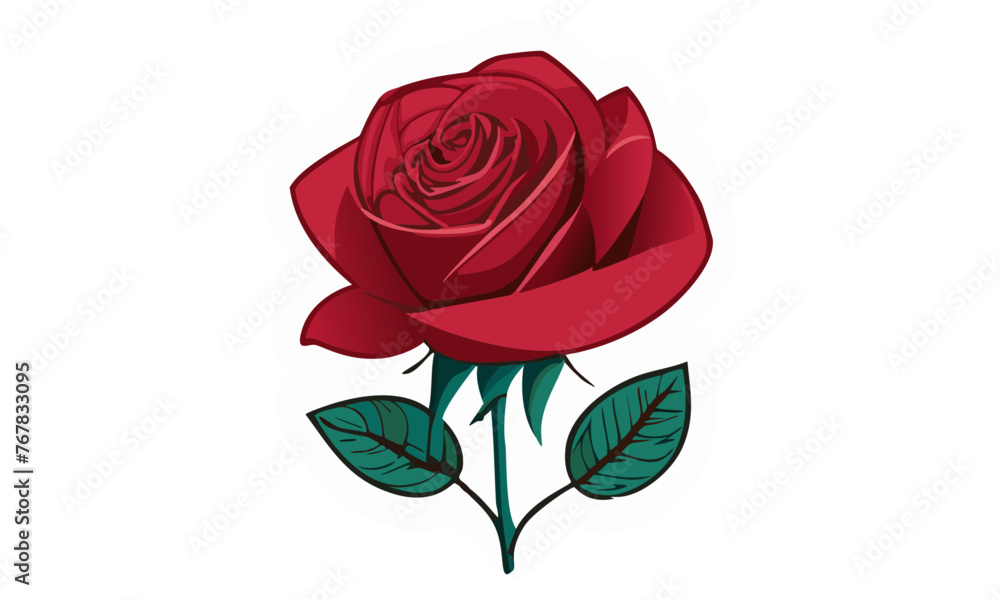 A Playful Rose Sketch Enhanced by Bold Black Strokes Vector Captivating Lines Isolated on White A Playful Rose Sketch Enhanced by Bold Black Strokes Vector Captivating Lines Isolated on White