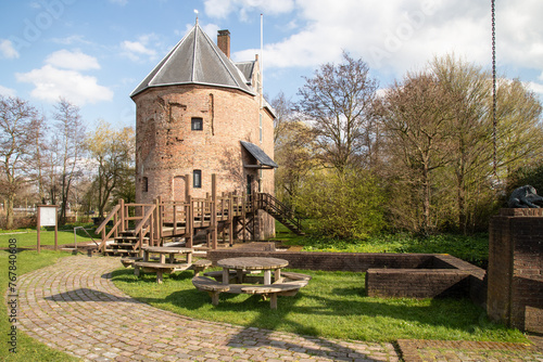 Medieval estate 't Huys Dever in Lisse. in the Netherlands. photo