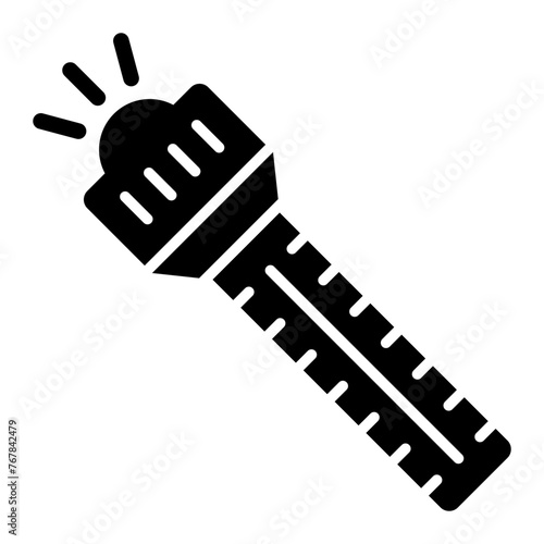   Torch glyph icon