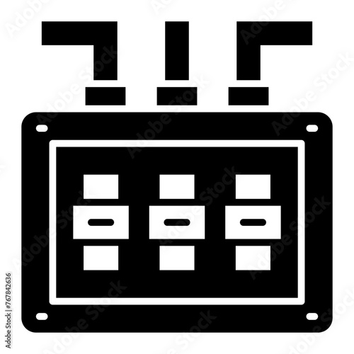   Distribution Board glyph icon