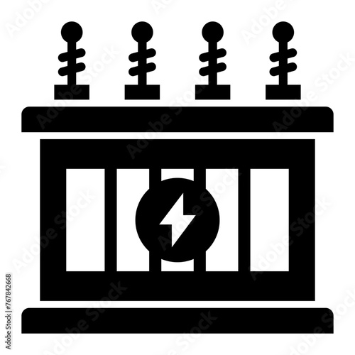   Power Transformer glyph icon